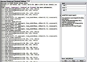 The Script tab