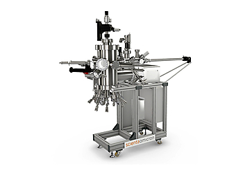 Lab10 MBE System | © Scienta Omicron 3D Illustration of the Lab10 MBE system | © Scienta Omicron
