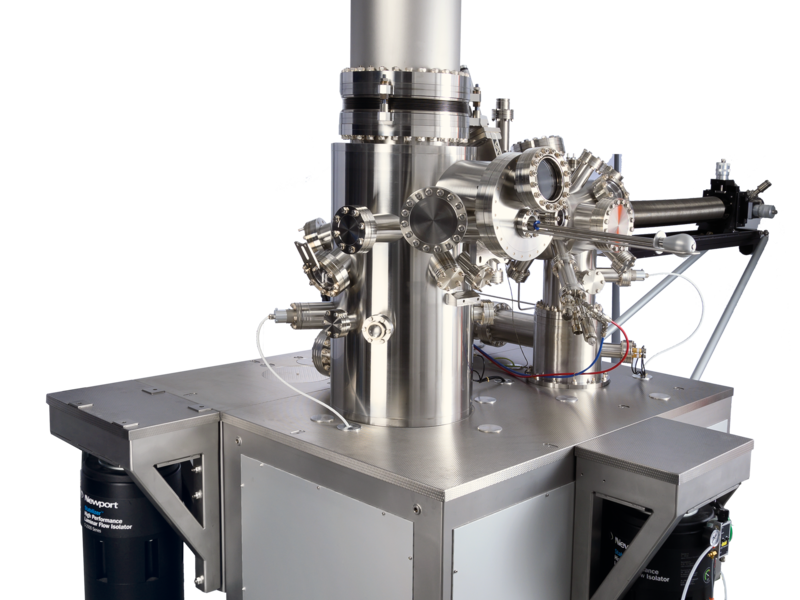 Multiprobe LT XA platform for advanced STM and QPlus AFM work in combination with optics (TERS and STL).  | © Scienta Omicron 