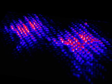 Atomic-scale image of two interacting donors in silicon | © CQC2T