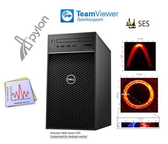 Windows 10 Instrument PC | © Scienta Omicron Windows 10 Instrument PC - Customised for Analyser Control | © Scienta Omicron